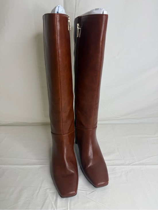 Naturalizer Shoes - Classic Tall Riding Boots in Brown - Women's Leather Knee-High saddle tan